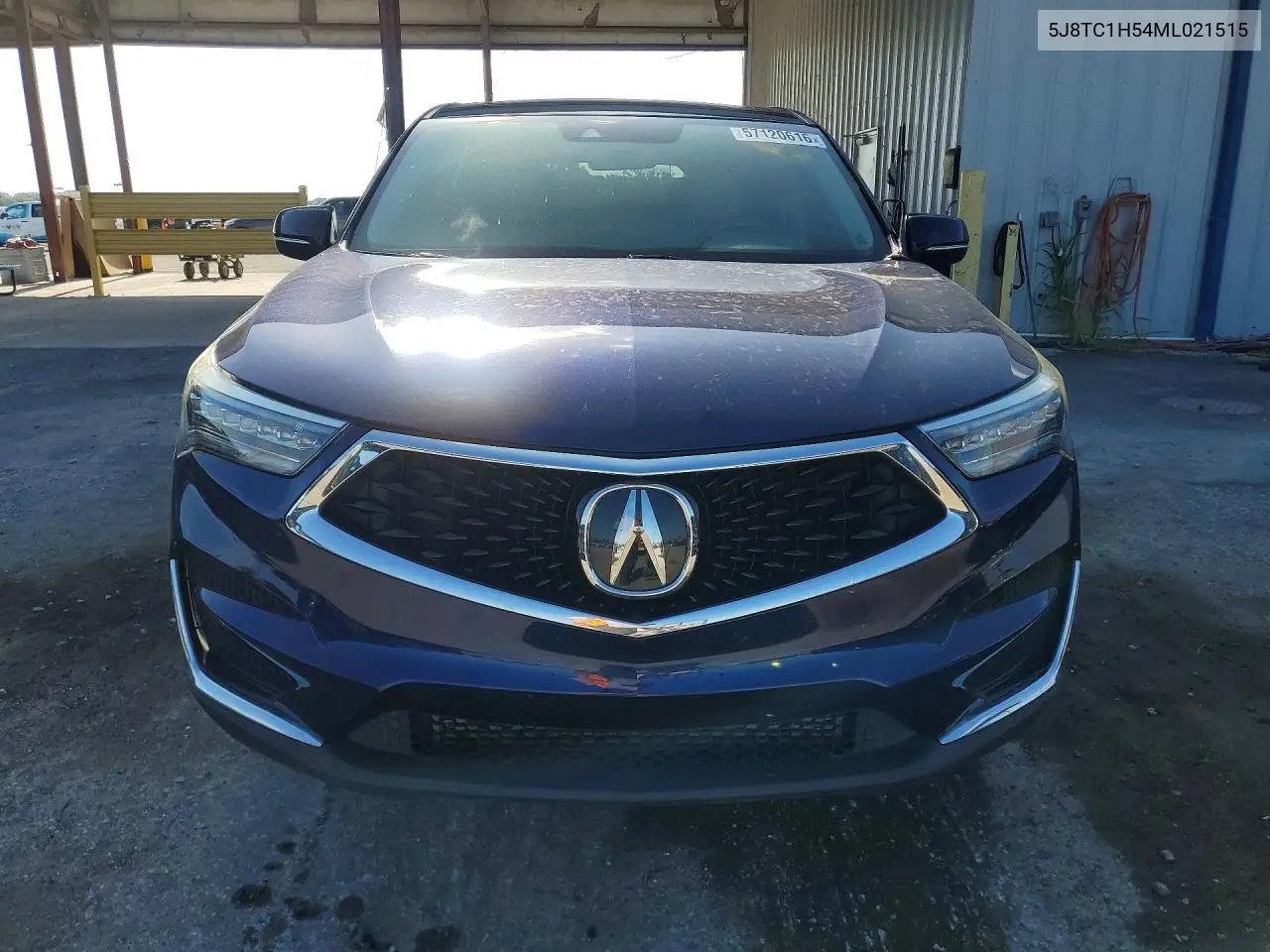 2021 Acura Rdx Technology VIN: 5J8TC1H54ML021515 Lot: 57120616