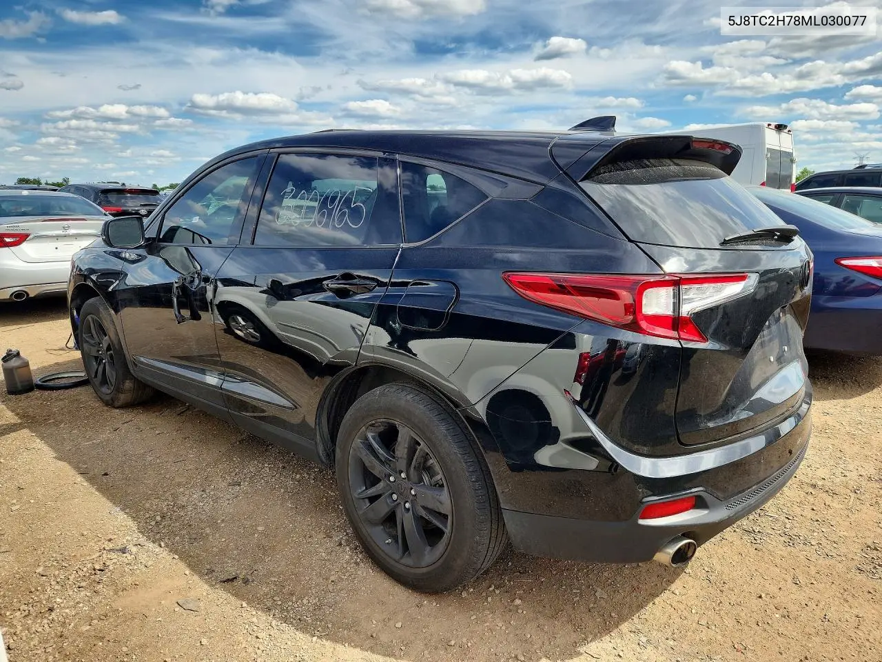 2021 Acura Rdx Advance VIN: 5J8TC2H78ML030077 Lot: 57324936