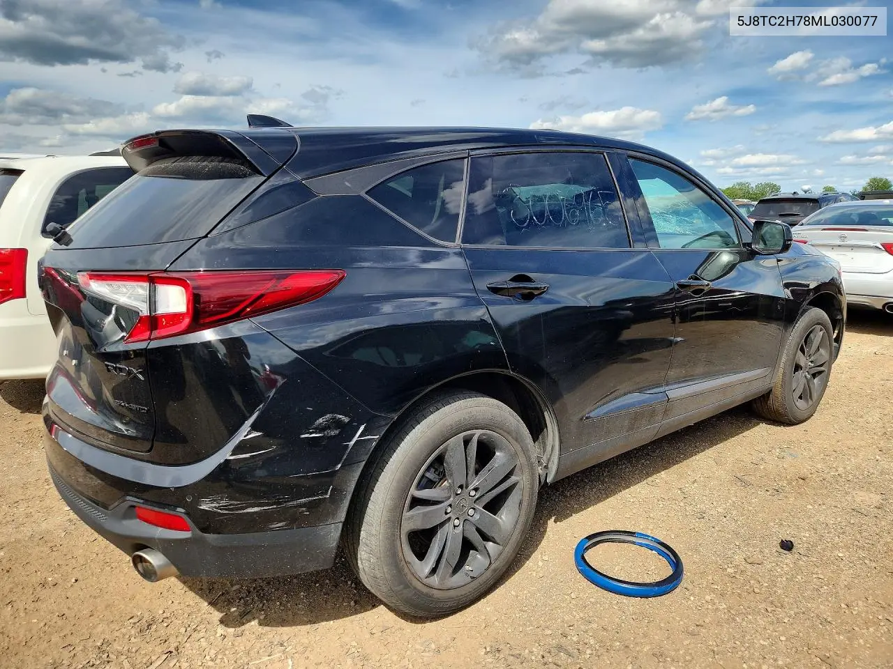 2021 Acura Rdx Advance VIN: 5J8TC2H78ML030077 Lot: 57324936