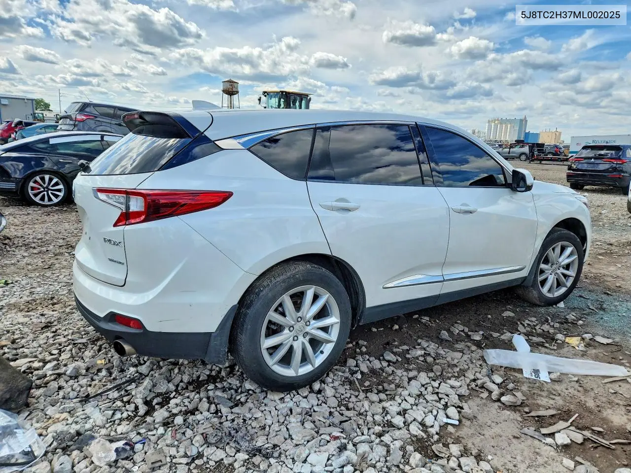 2021 Acura Rdx VIN: 5J8TC2H37ML002025 Lot: 57367696