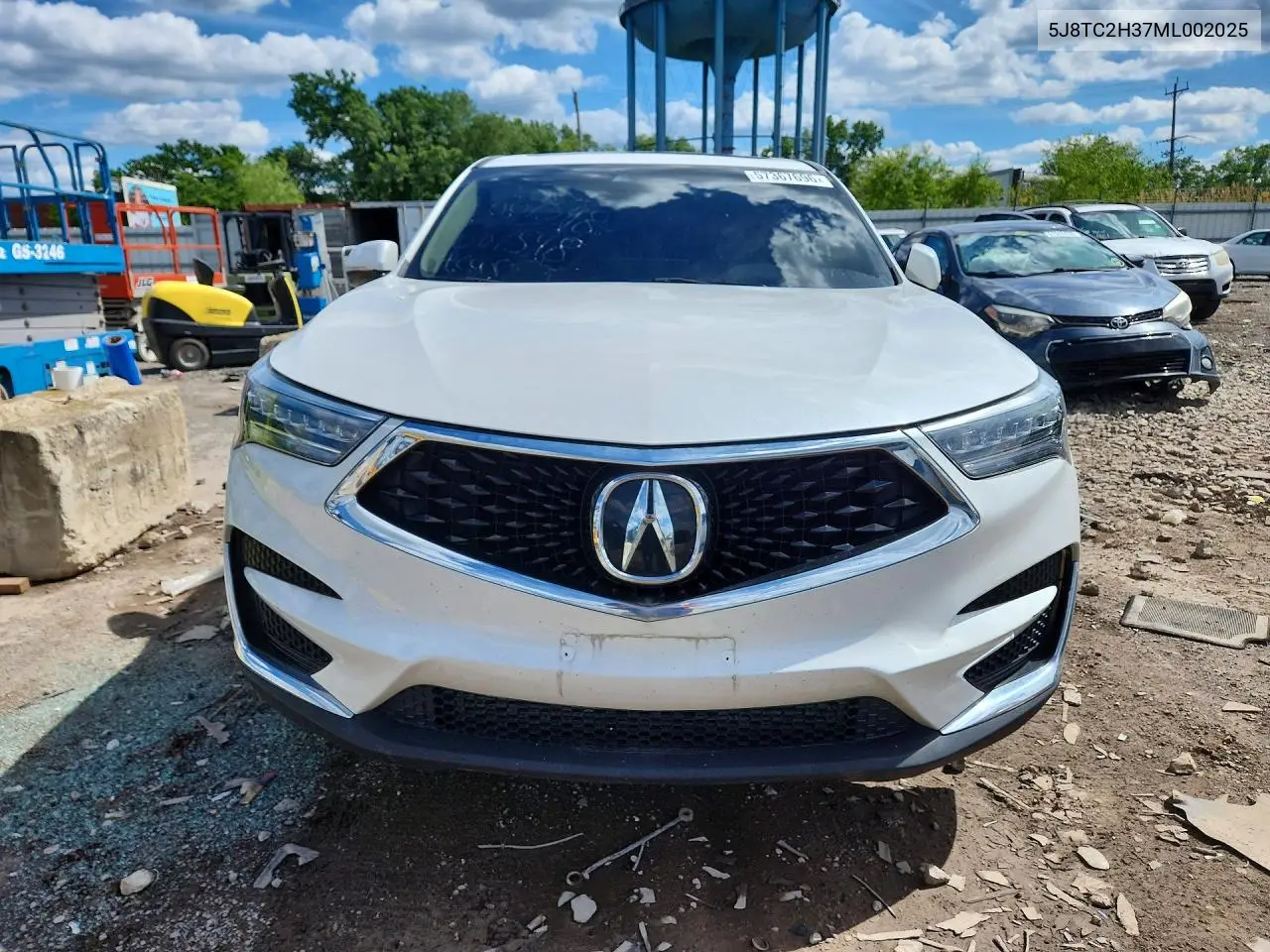 2021 Acura Rdx VIN: 5J8TC2H37ML002025 Lot: 57367696