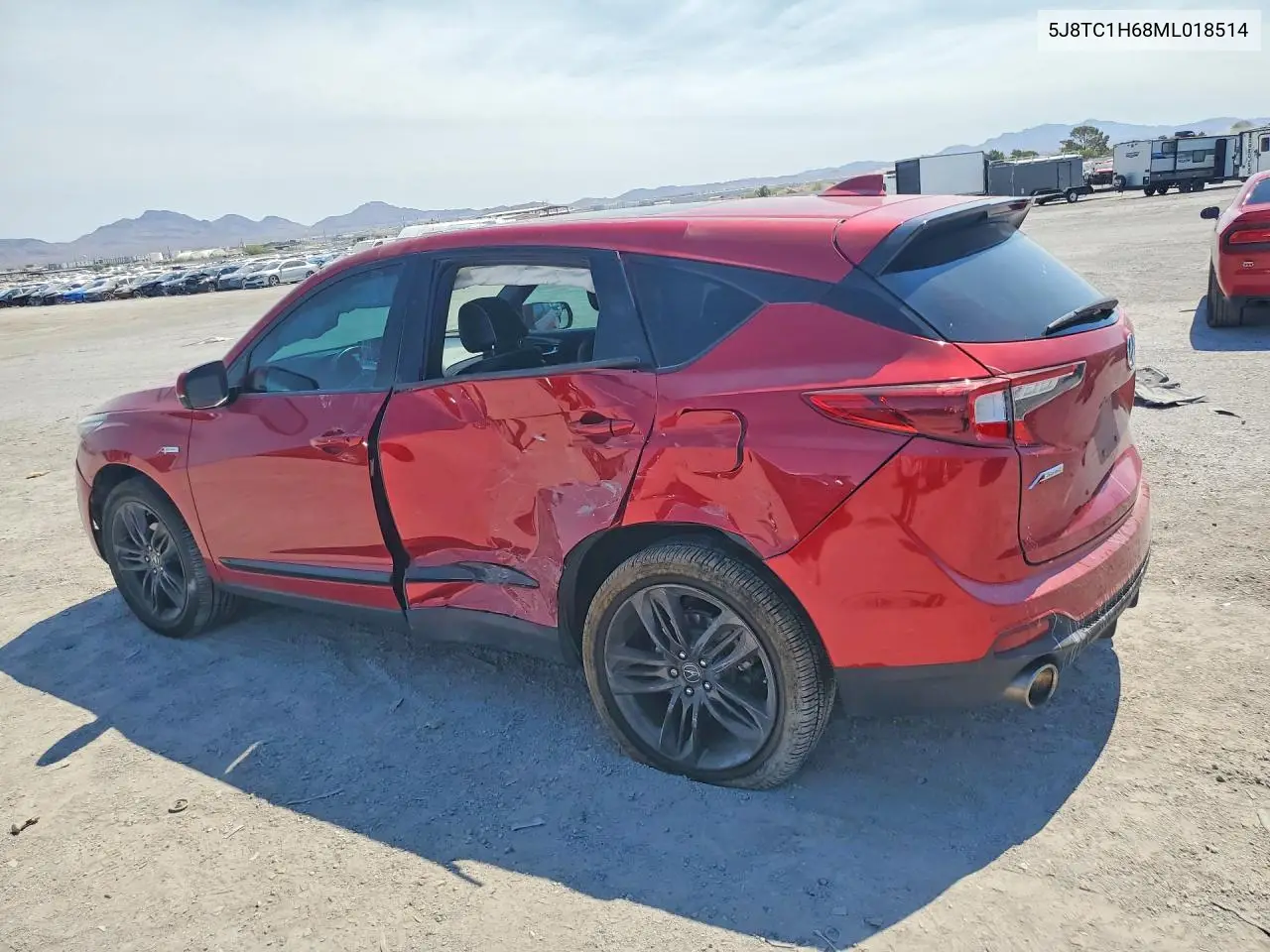 2021 Acura Rdx A-Spec VIN: 5J8TC1H68ML018514 Lot: 57745606