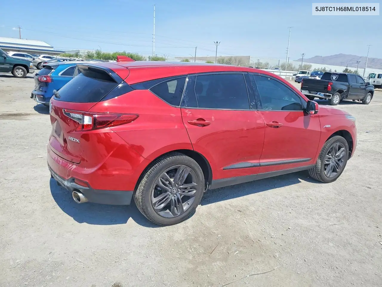 2021 Acura Rdx A-Spec VIN: 5J8TC1H68ML018514 Lot: 57745606