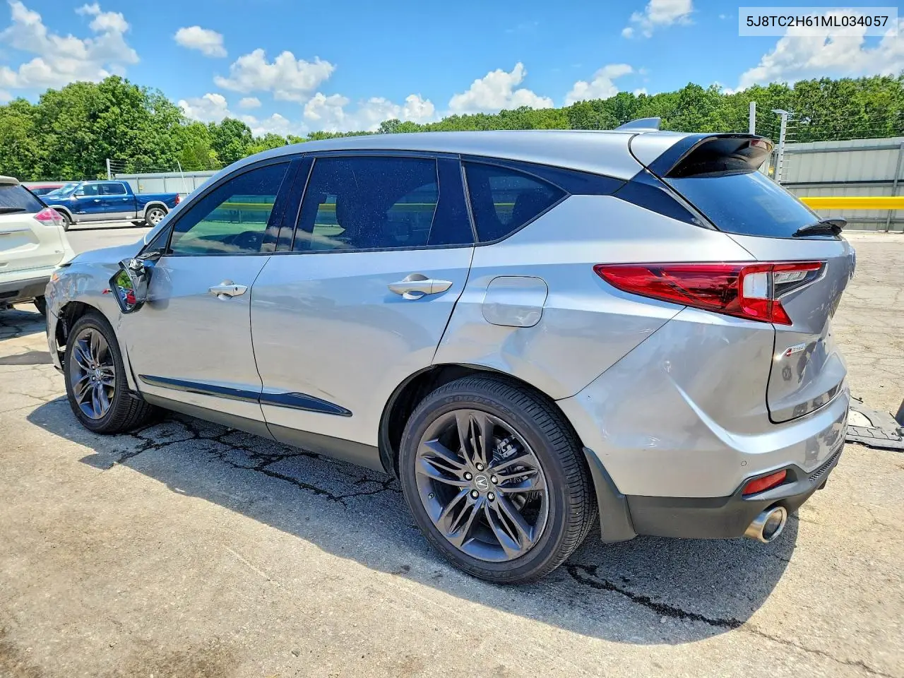 2021 Acura Rdx A-Spec VIN: 5J8TC2H61ML034057 Lot: 59888396
