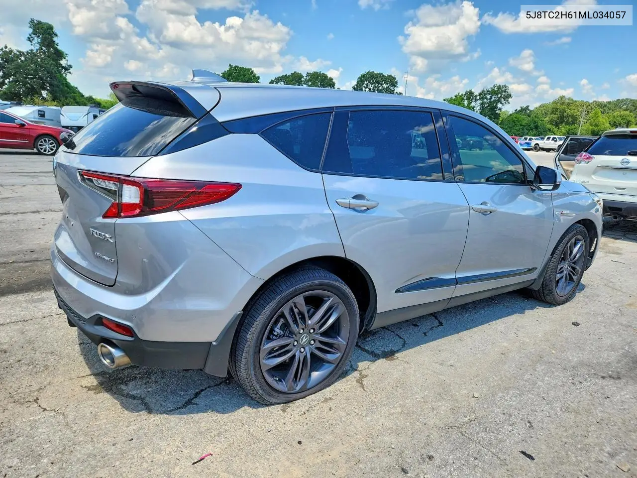 2021 Acura Rdx A-Spec VIN: 5J8TC2H61ML034057 Lot: 59888396