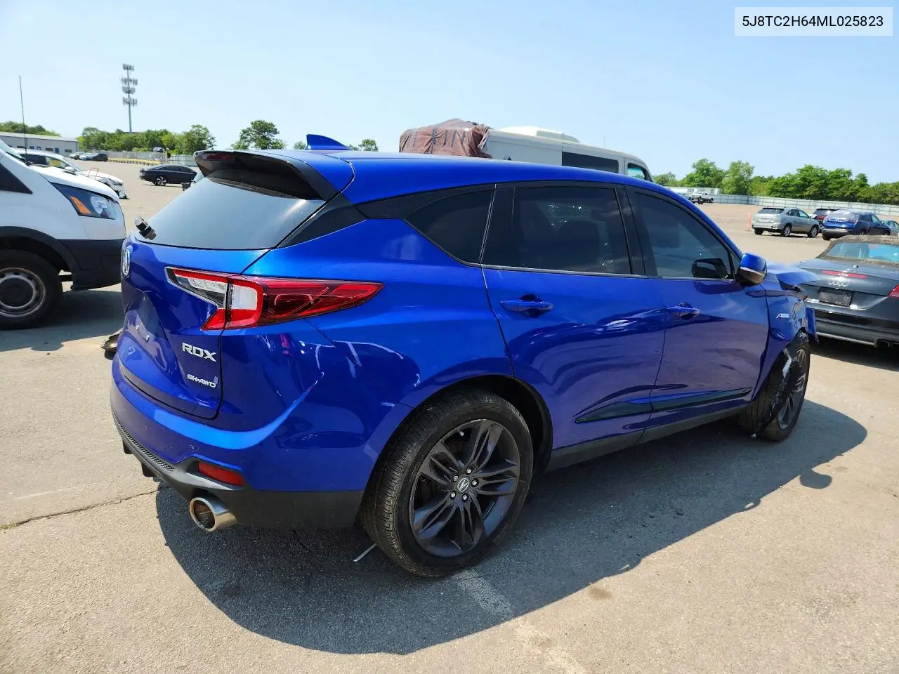 2021 Acura Rdx A-Spec VIN: 5J8TC2H64ML025823 Lot: 60238946