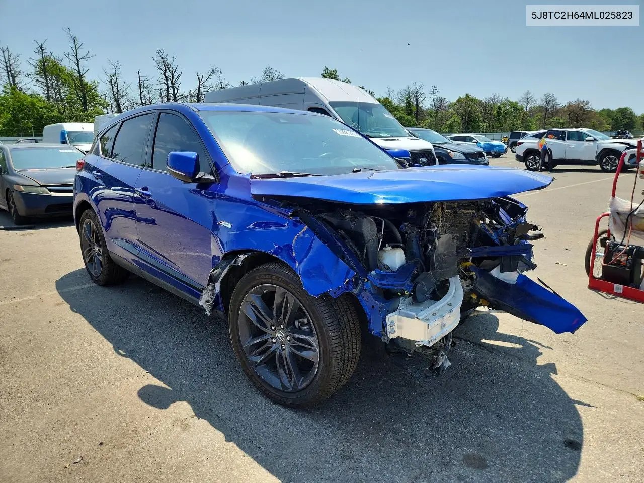 2021 Acura Rdx A-Spec VIN: 5J8TC2H64ML025823 Lot: 60238946