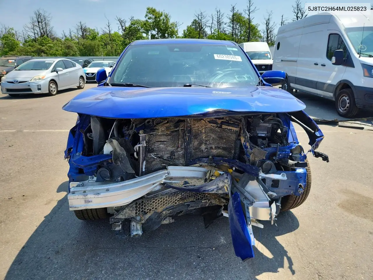 2021 Acura Rdx A-Spec VIN: 5J8TC2H64ML025823 Lot: 60238946