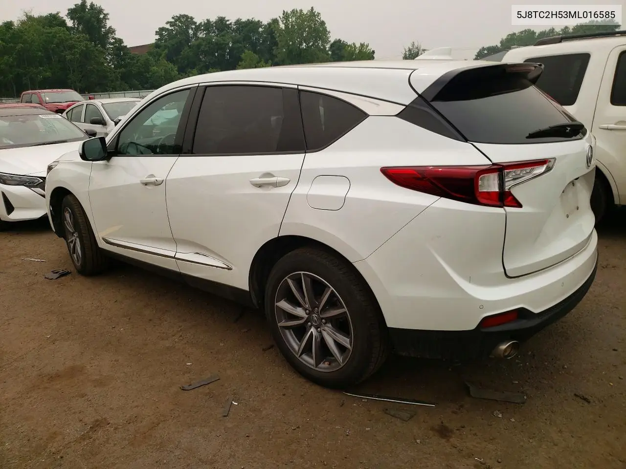 2021 Acura Rdx Technology VIN: 5J8TC2H53ML016585 Lot: 60416136