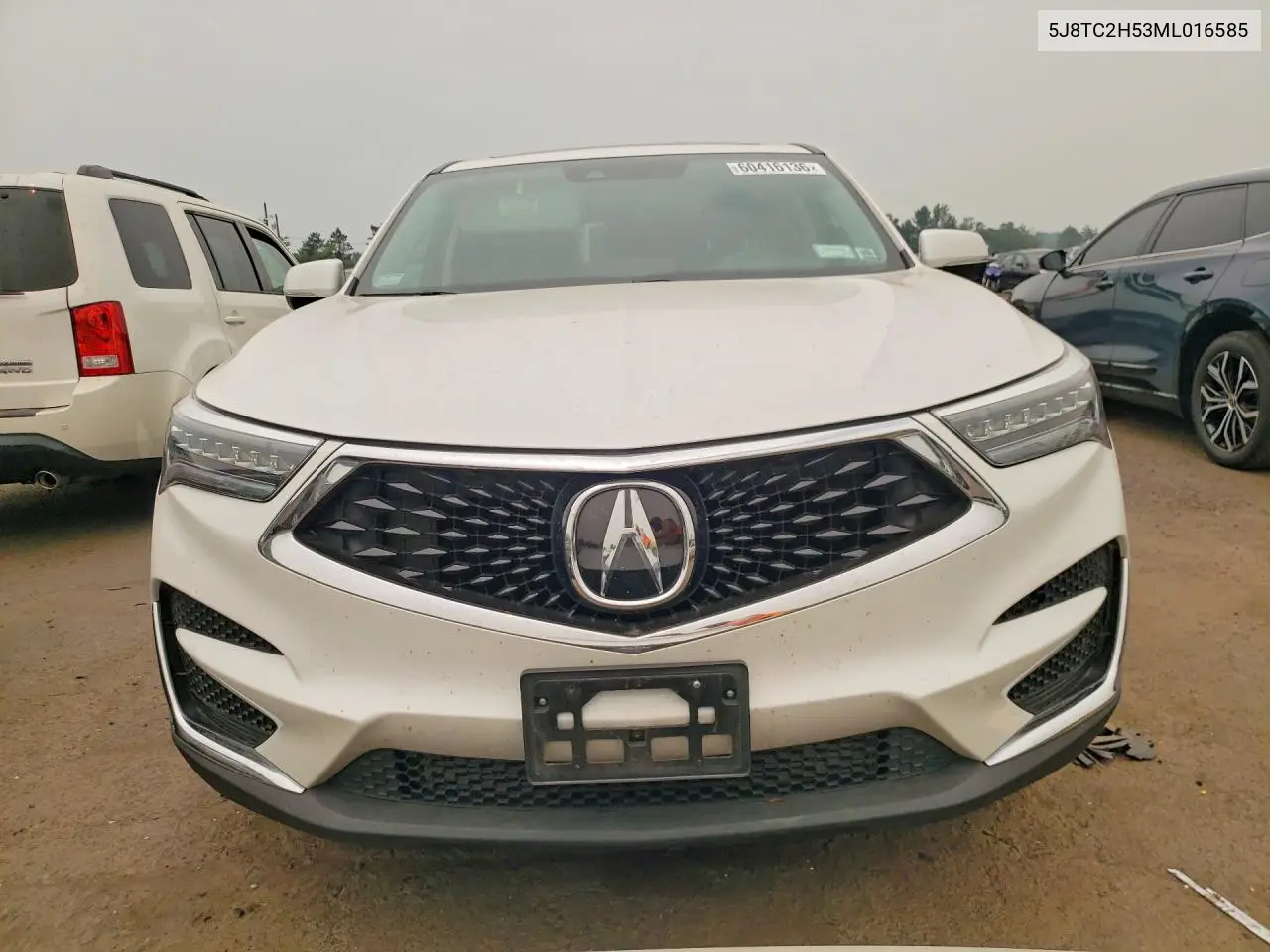 2021 Acura Rdx Technology VIN: 5J8TC2H53ML016585 Lot: 60416136