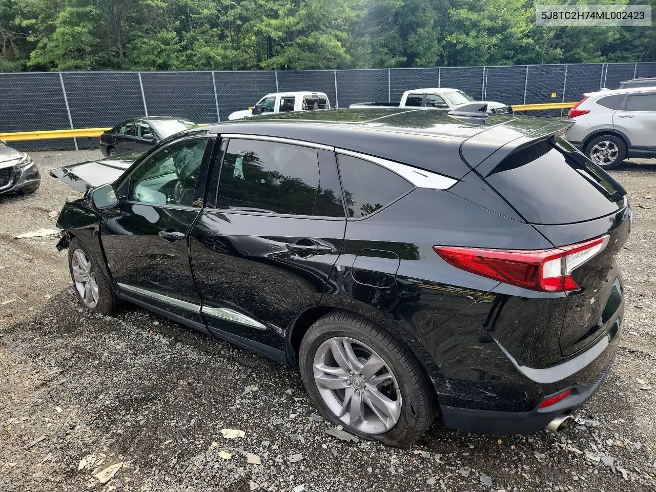 2021 Acura Rdx Advance/Pmc Edition VIN: 5J8TC2H74ML002423 Lot: 60740686