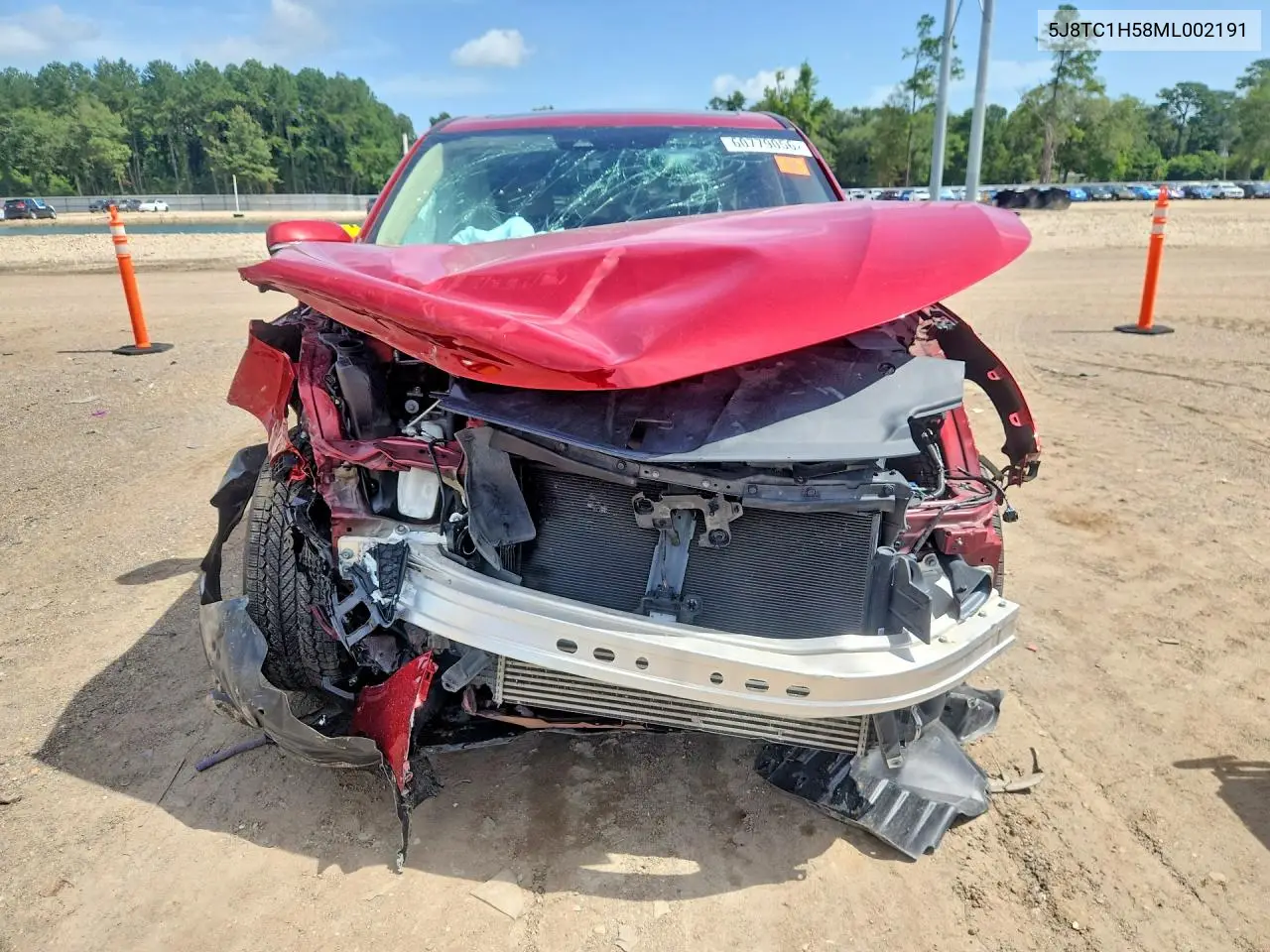 2021 Acura Rdx Technology VIN: 5J8TC1H58ML002191 Lot: 60779056
