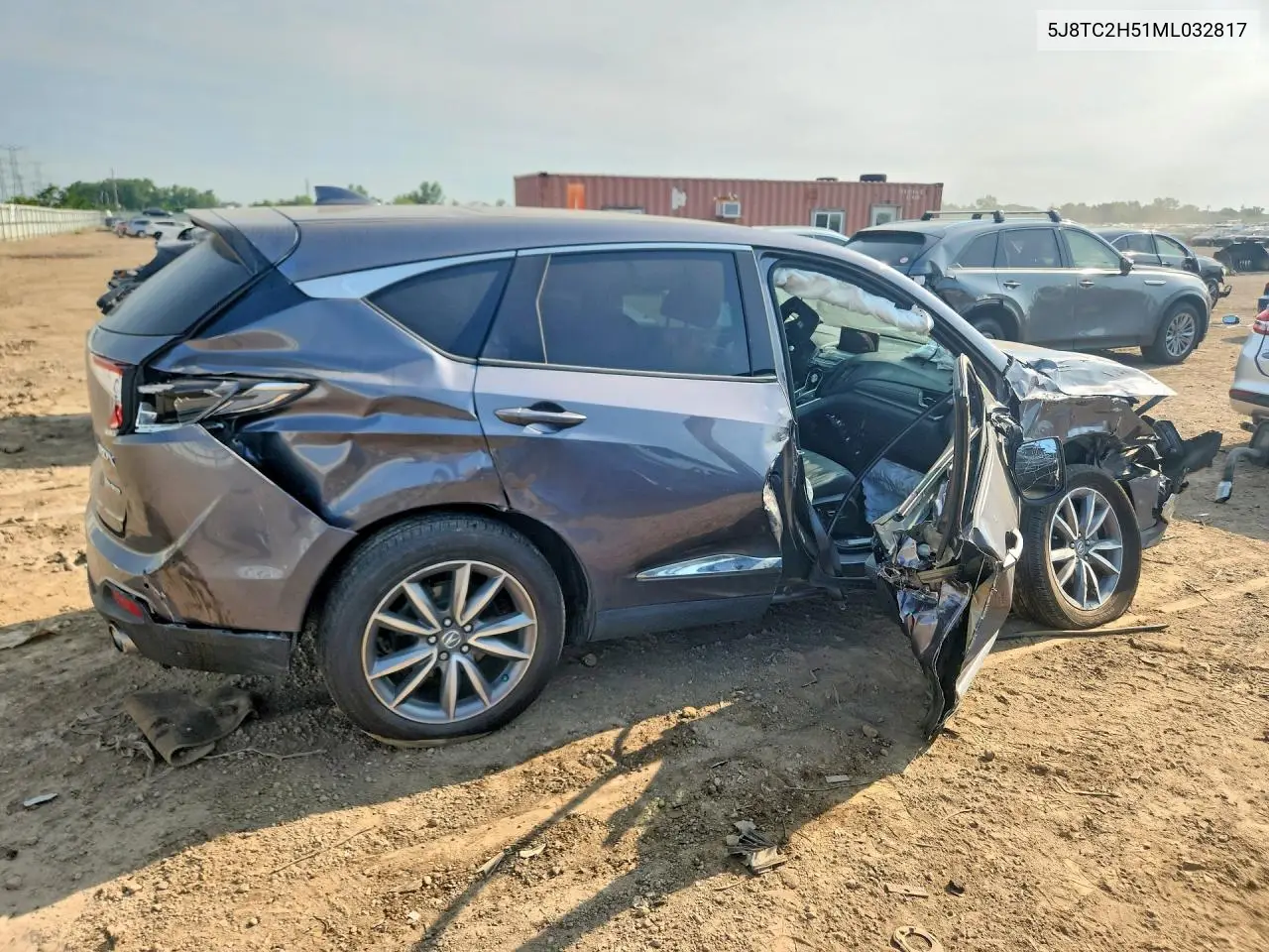 2021 Acura Rdx Technology VIN: 5J8TC2H51ML032817 Lot: 61169456