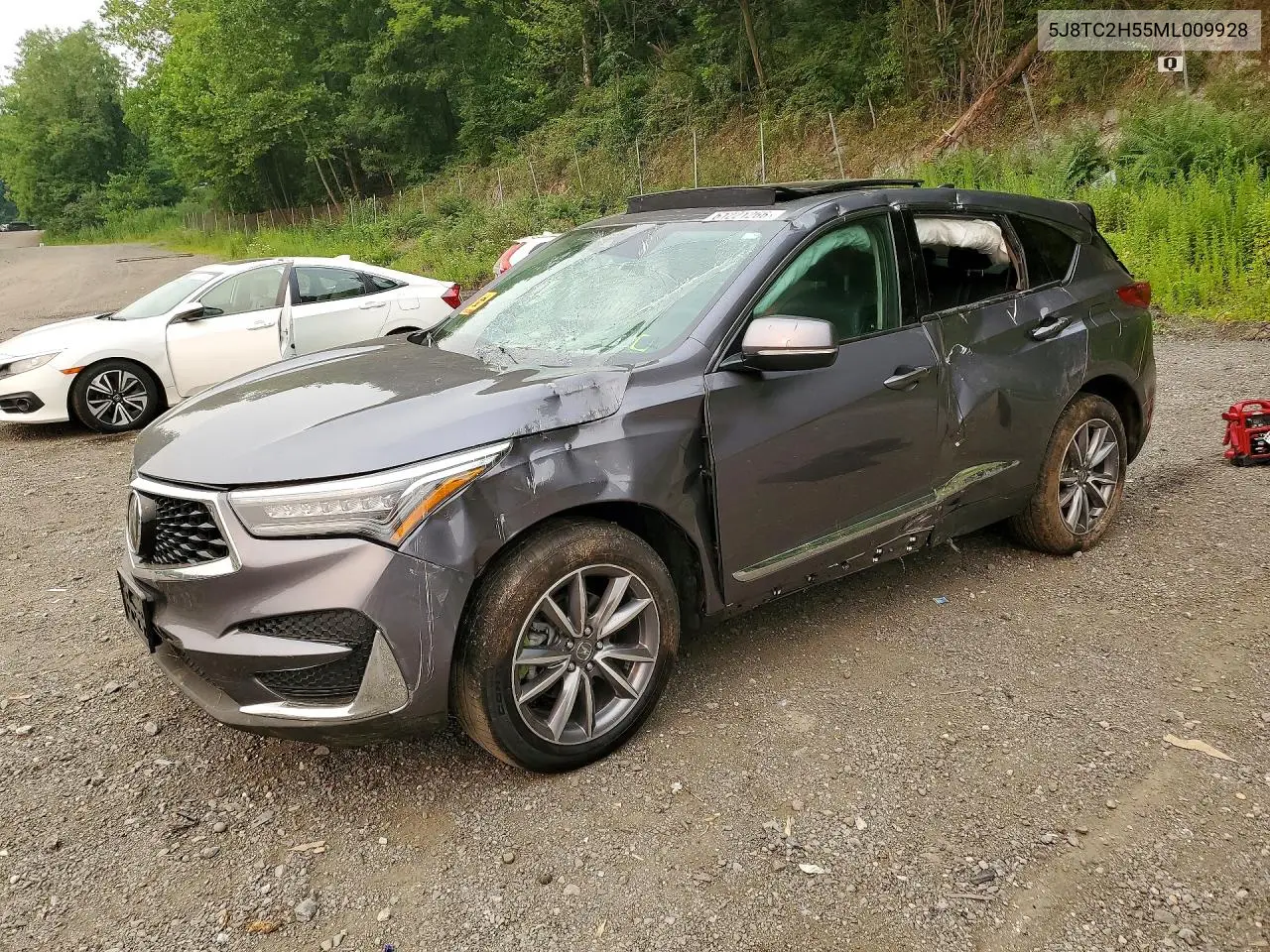 2021 Acura Rdx Technology VIN: 5J8TC2H55ML009928 Lot: 61221266