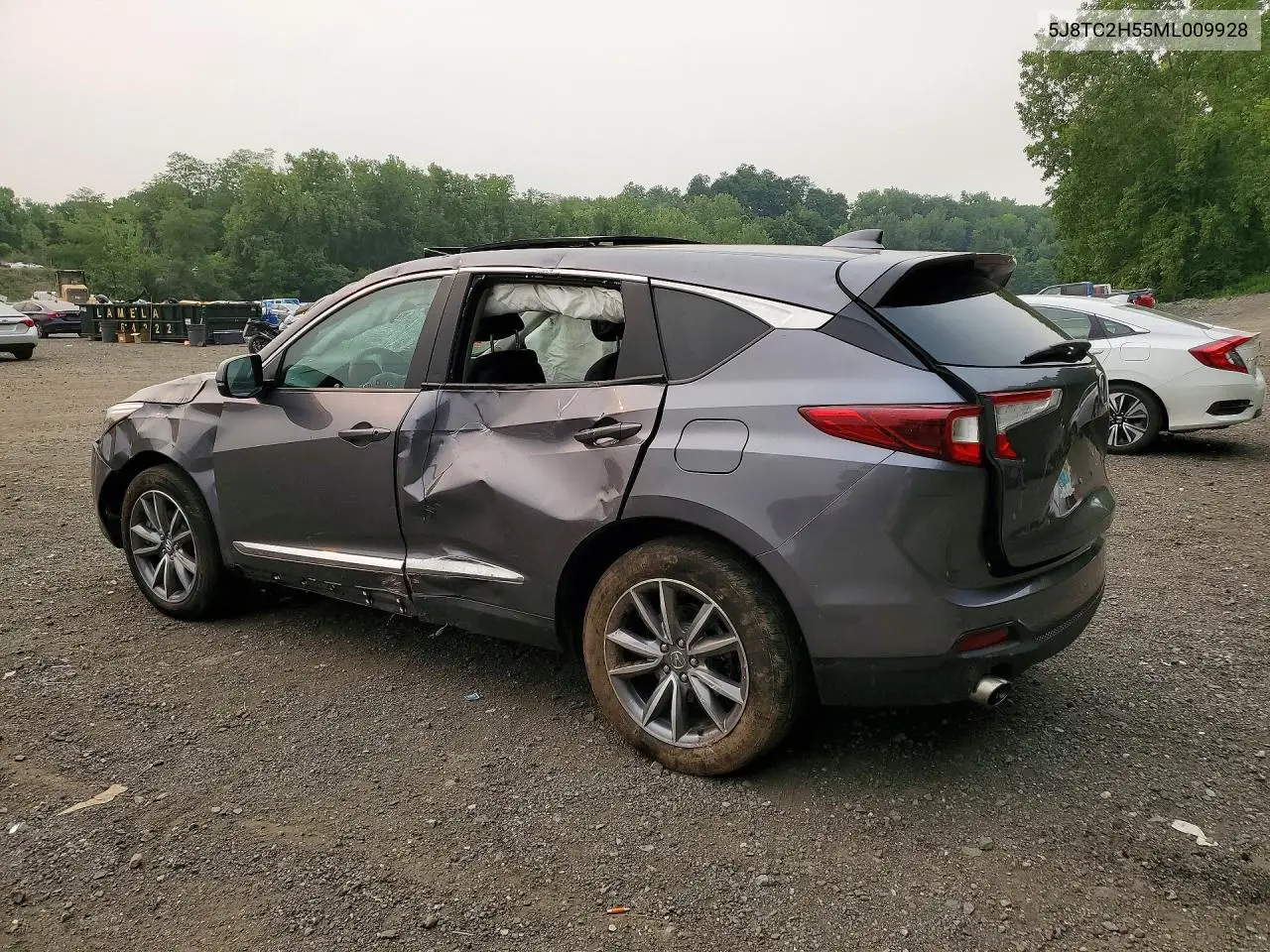 2021 Acura Rdx Technology VIN: 5J8TC2H55ML009928 Lot: 61221266