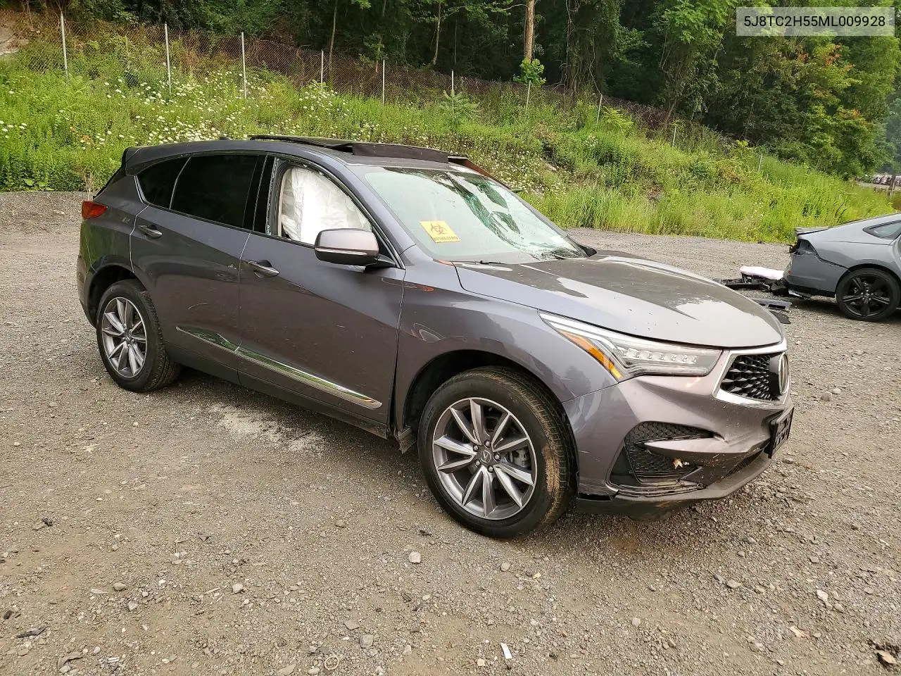 2021 Acura Rdx Technology VIN: 5J8TC2H55ML009928 Lot: 61221266