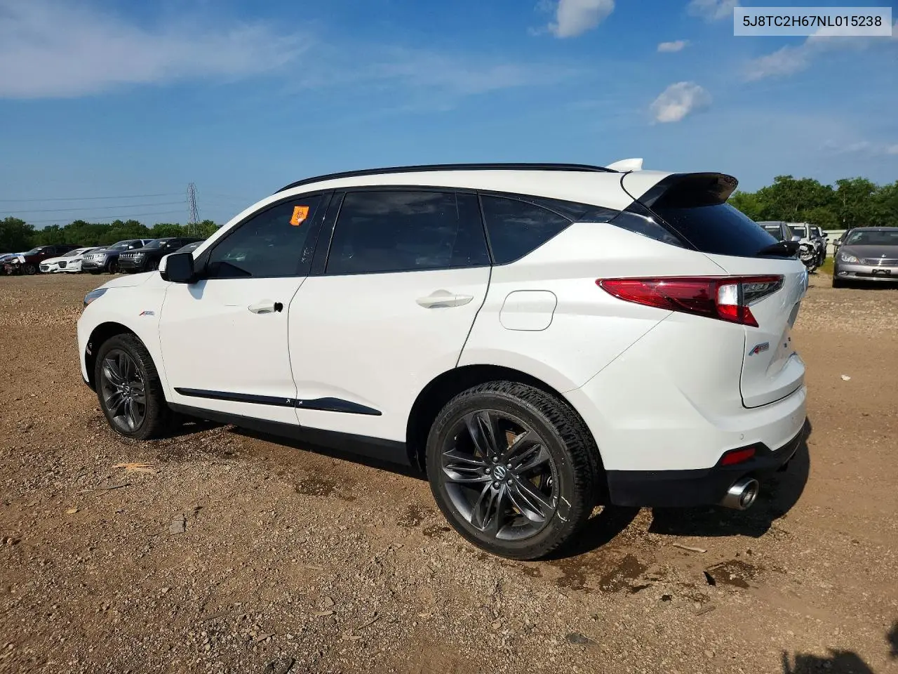 2022 Acura Rdx A-Spec VIN: 5J8TC2H67NL015238 Lot: 60939276