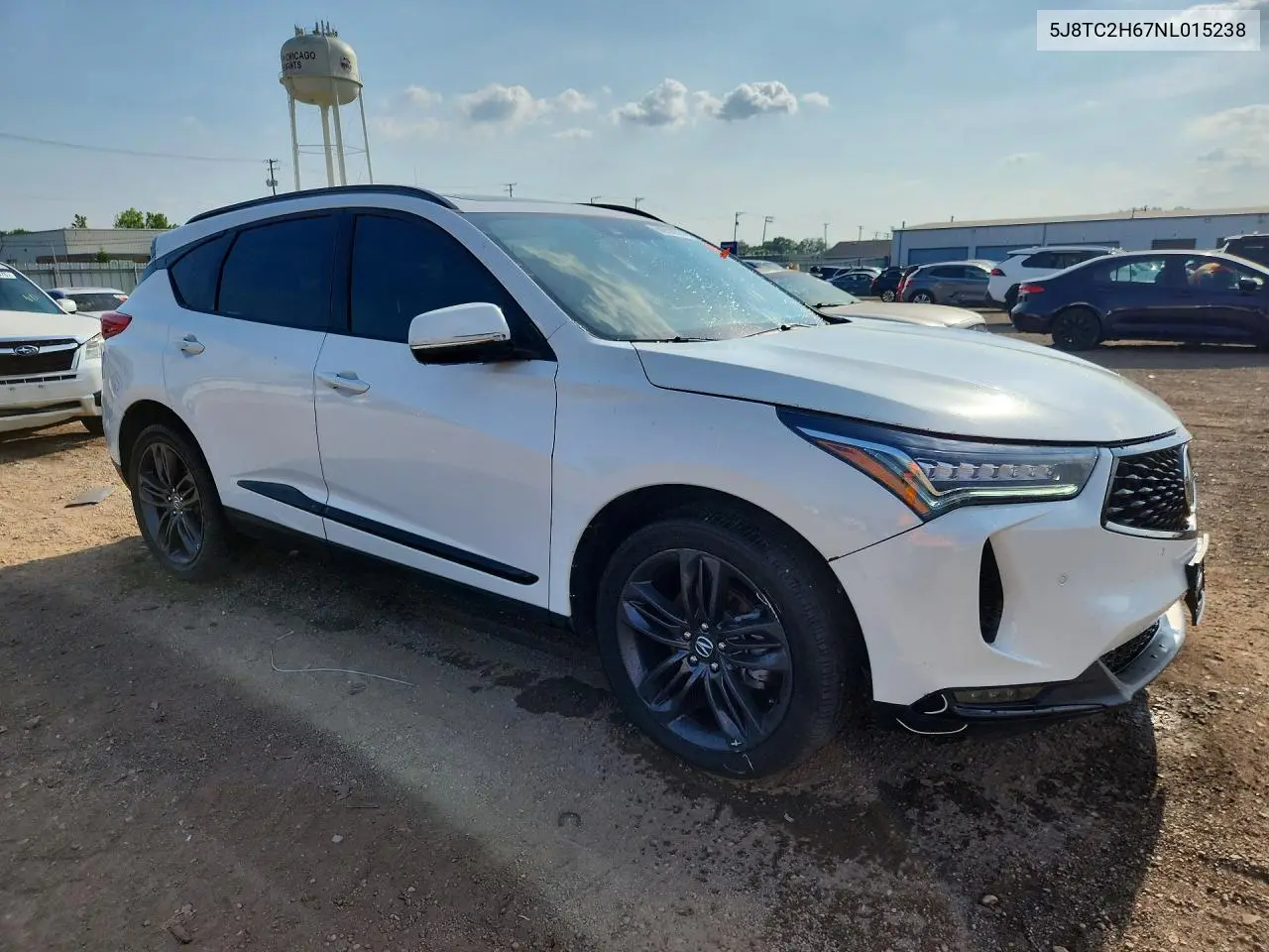 2022 Acura Rdx A-Spec VIN: 5J8TC2H67NL015238 Lot: 60939276