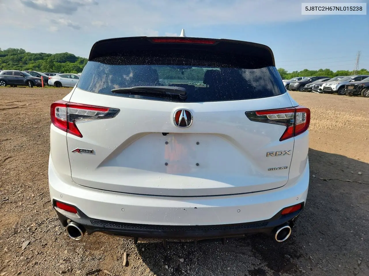 2022 Acura Rdx A-Spec VIN: 5J8TC2H67NL015238 Lot: 60939276
