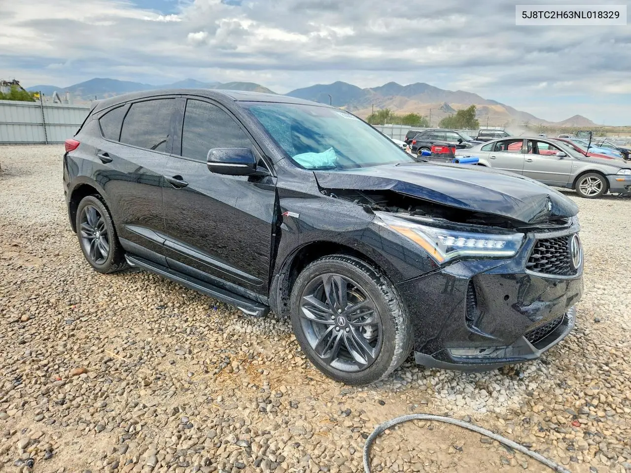 2022 Acura Rdx A-Spec VIN: 5J8TC2H63NL018329 Lot: 61444016