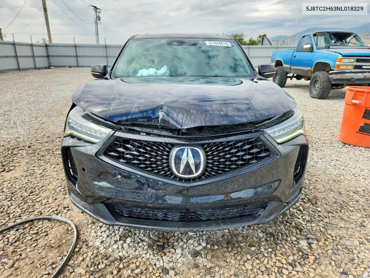 2022 Acura Rdx A-Spec VIN: 5J8TC2H63NL018329 Lot: 61444016