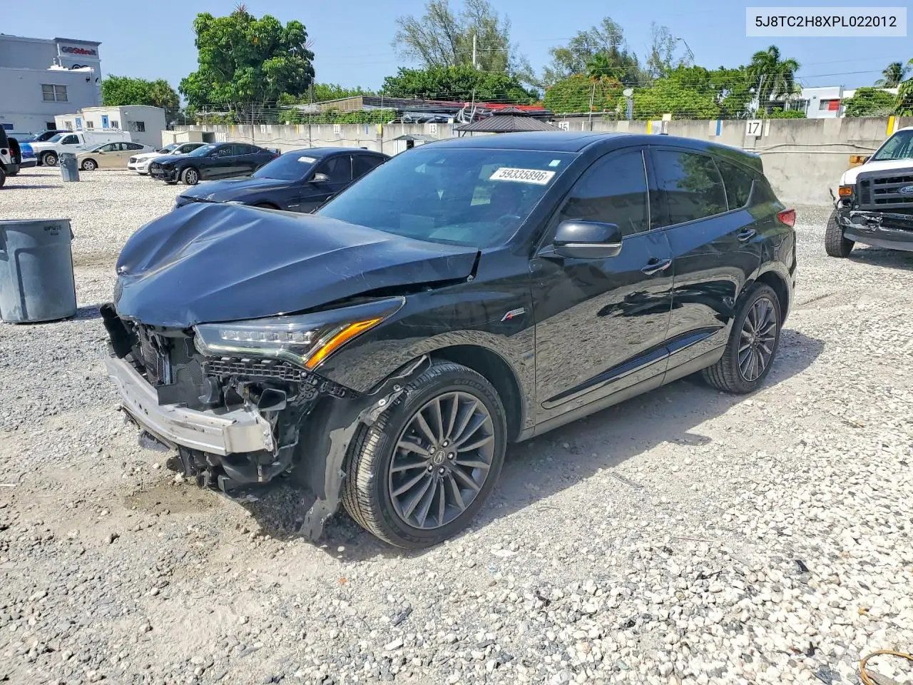 2023 Acura Rdx A-Spec Advance VIN: 5J8TC2H8XPL022012 Lot: 59335896