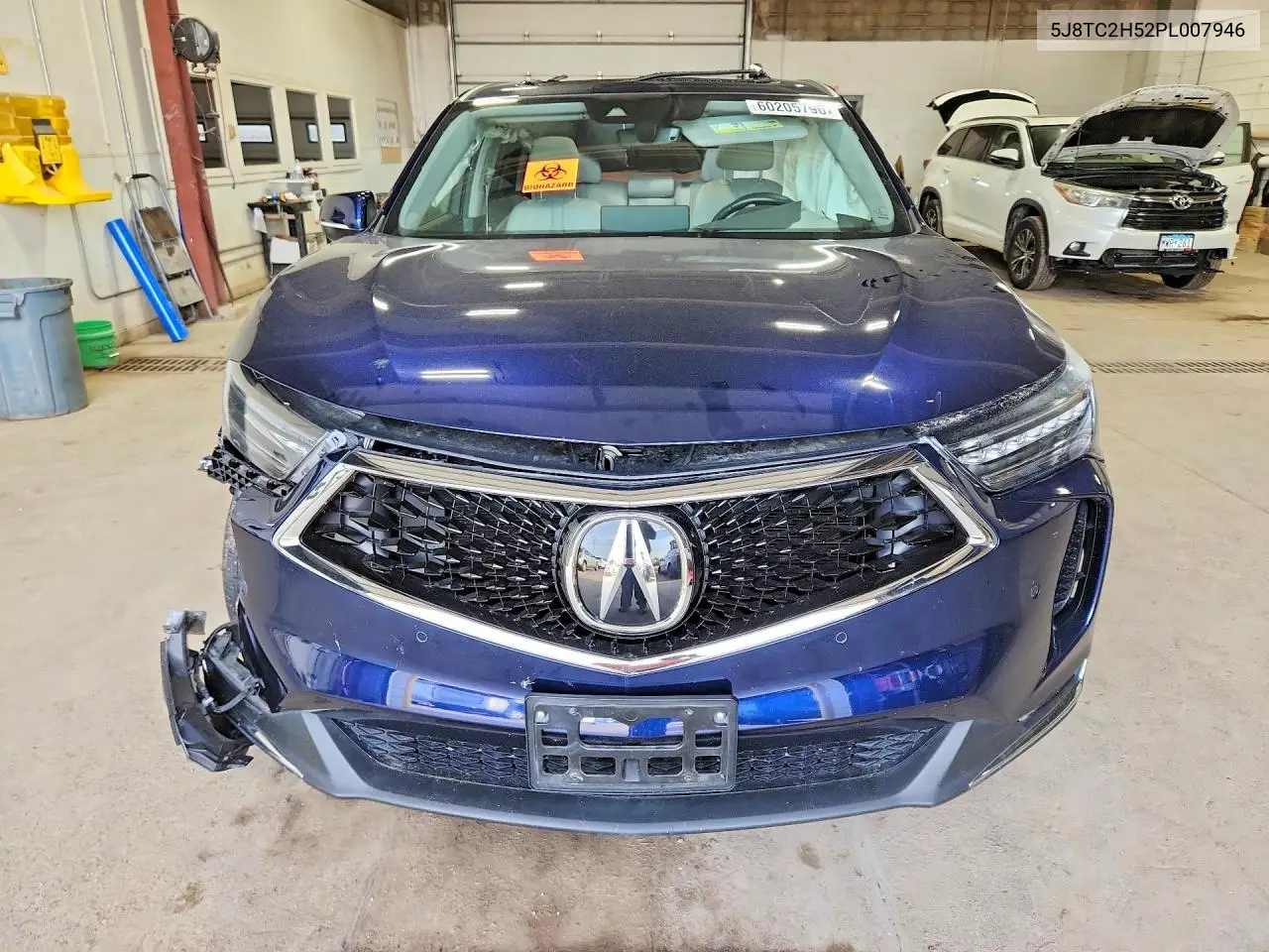 2023 Acura Rdx Technology VIN: 5J8TC2H52PL007946 Lot: 60205796