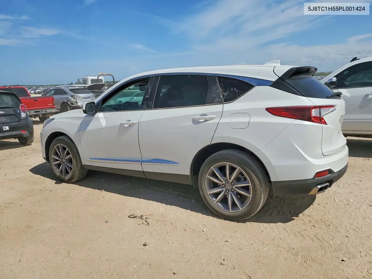 2023 Acura Rdx Technology VIN: 5J8TC1H55PL001424 Lot: 60276516
