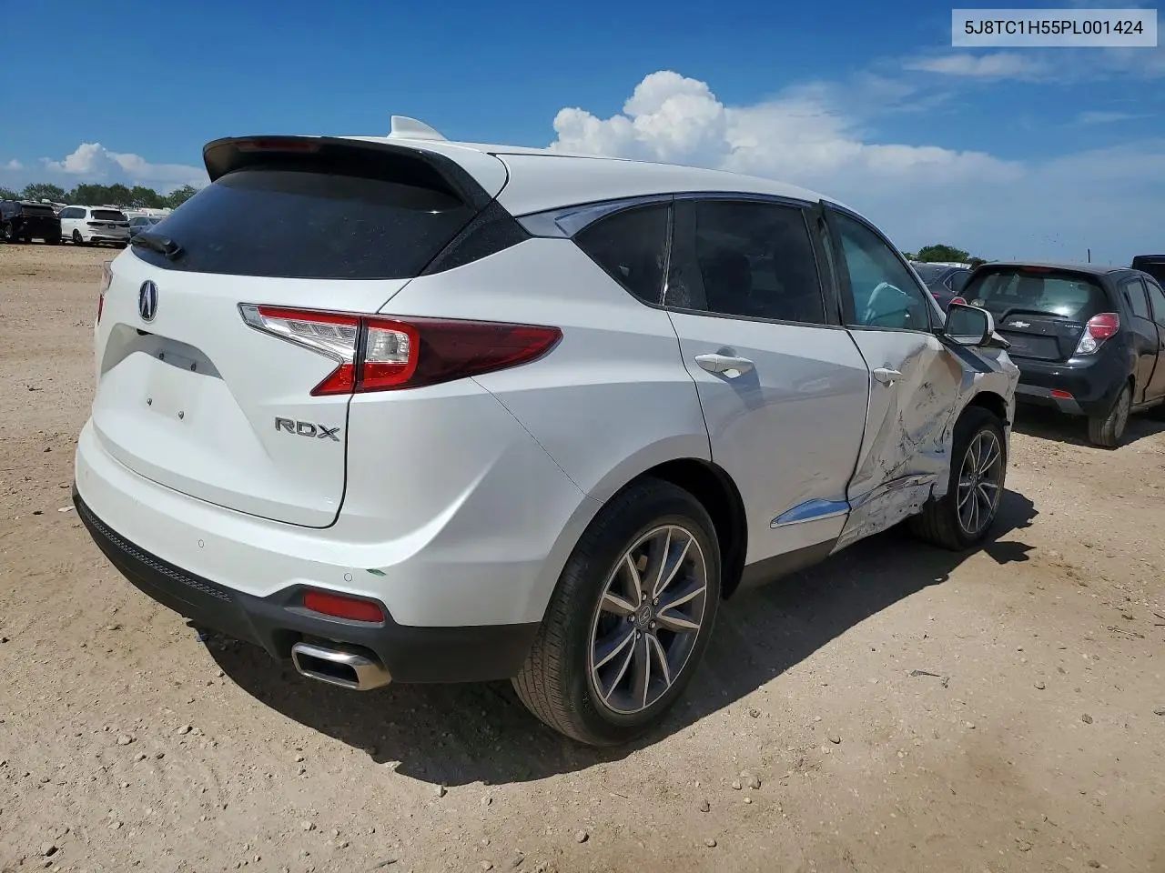 2023 Acura Rdx Technology VIN: 5J8TC1H55PL001424 Lot: 60276516