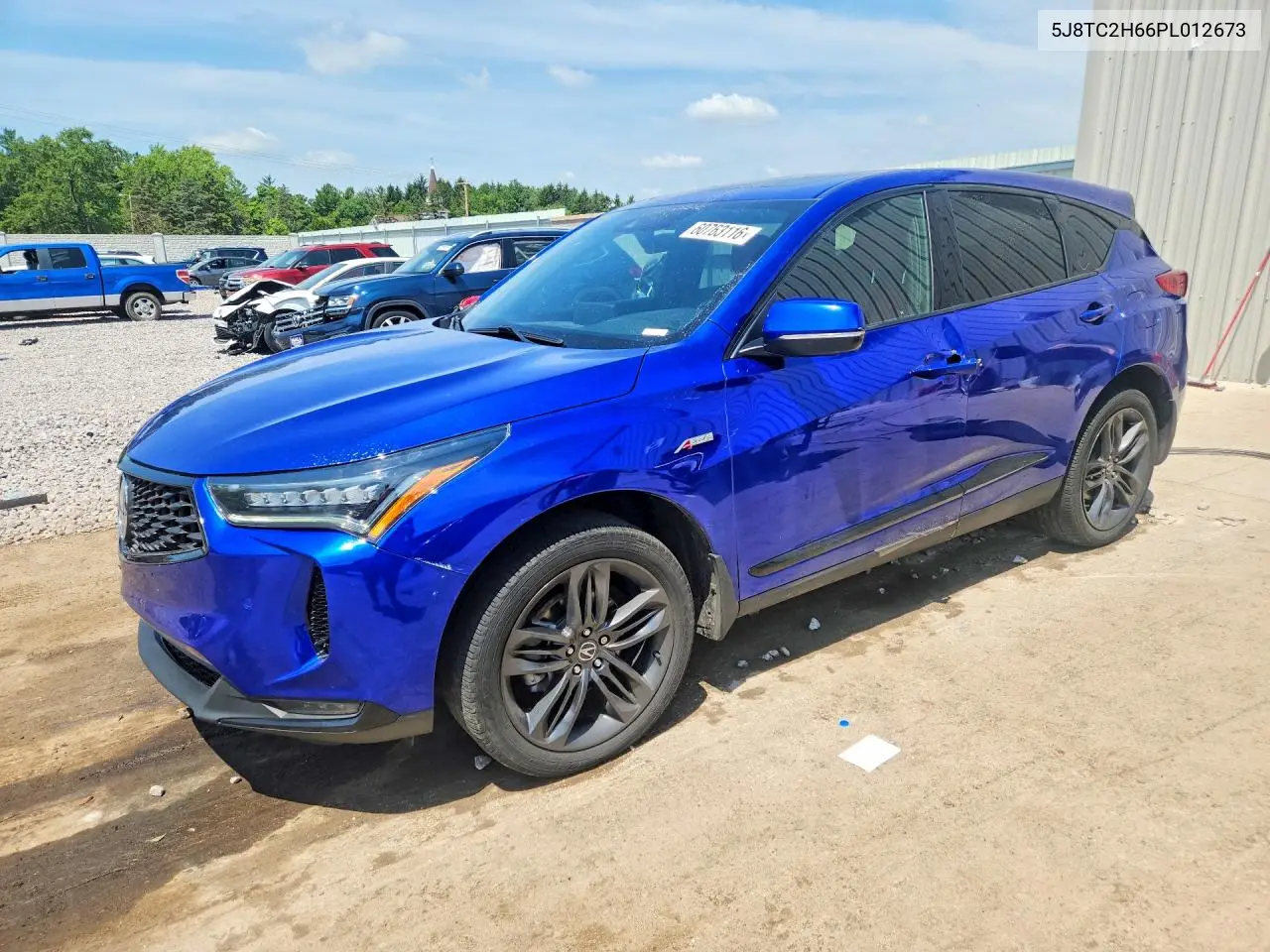 2023 Acura Rdx A-Spec VIN: 5J8TC2H66PL012673 Lot: 60763116