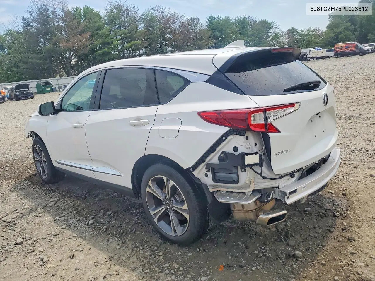 2023 Acura Rdx Advance VIN: 5J8TC2H75PL003312 Lot: 60874886