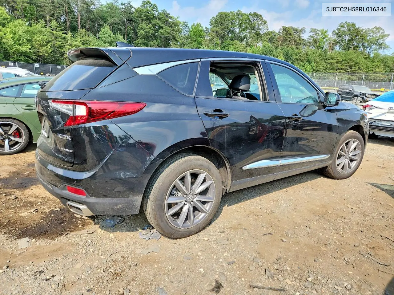 2024 Acura Rdx Technology VIN: 5J8TC2H58RL016346 Lot: 61536346