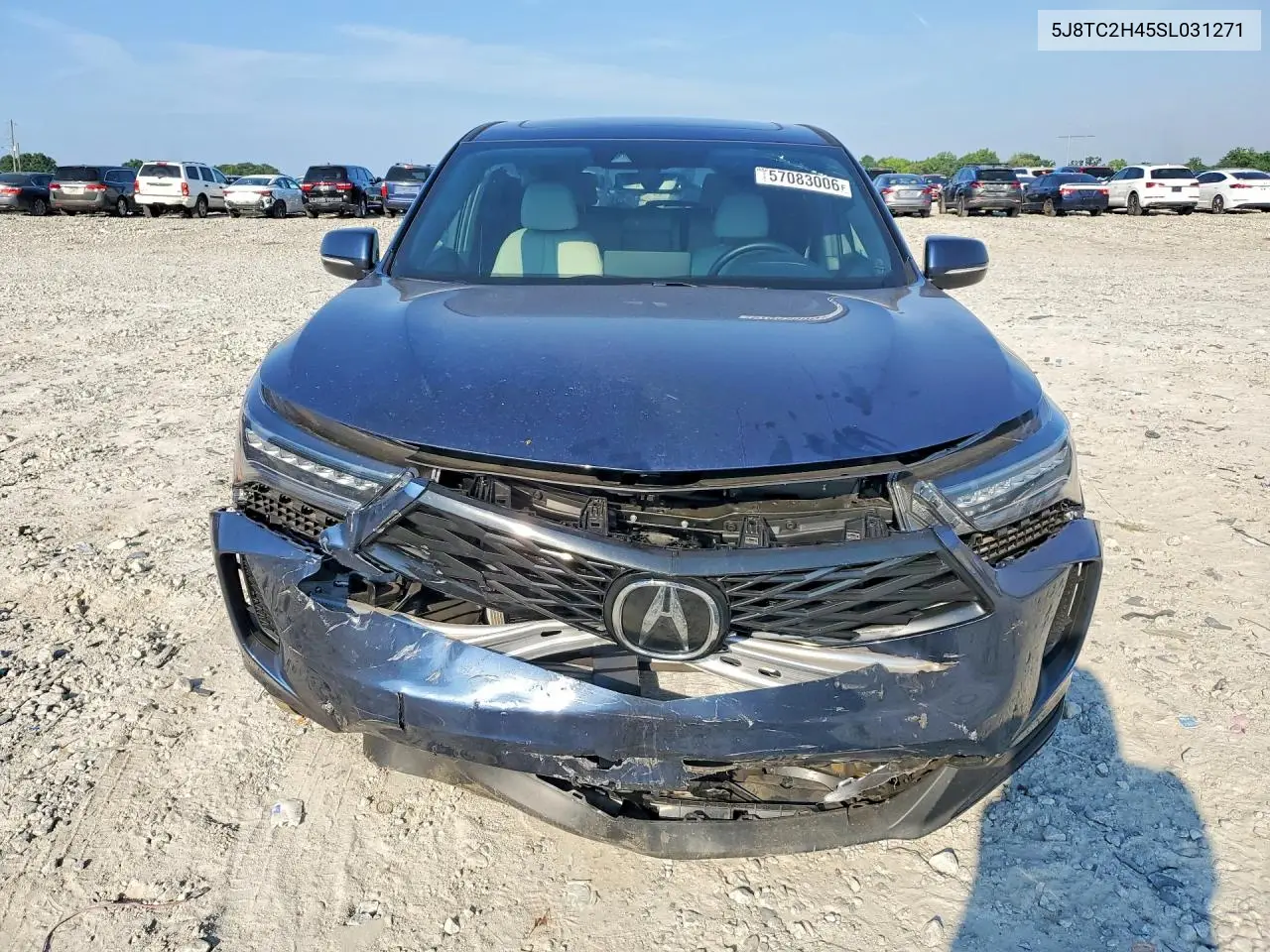 2025 Acura Rdx VIN: 5J8TC2H45SL031271 Lot: 57083006