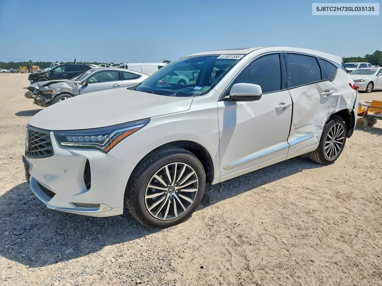 2025 Acura Rdx Advance VIN: 5J8TC2H73SL035135 Lot: 61887566