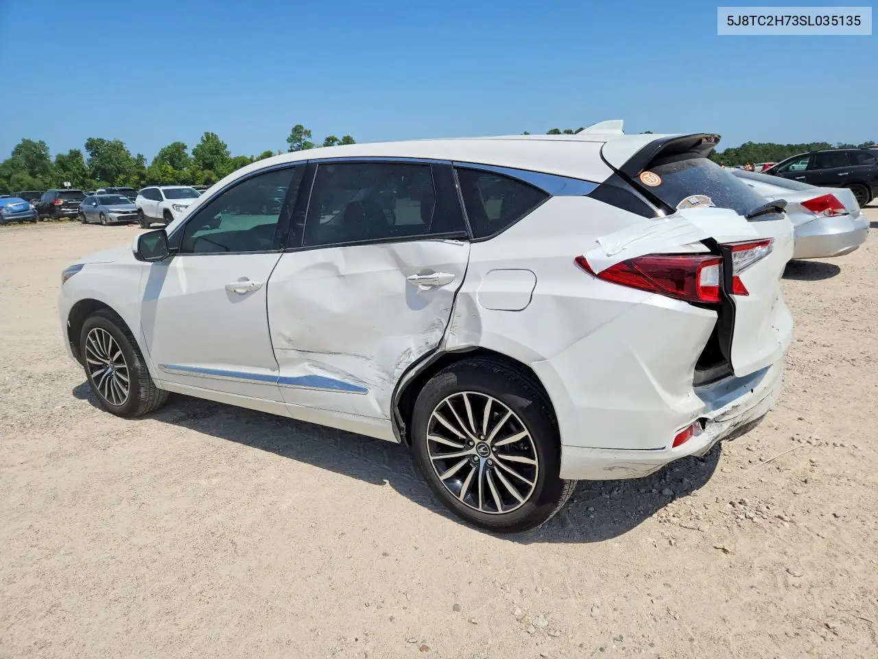 2025 Acura Rdx Advance VIN: 5J8TC2H73SL035135 Lot: 61887566