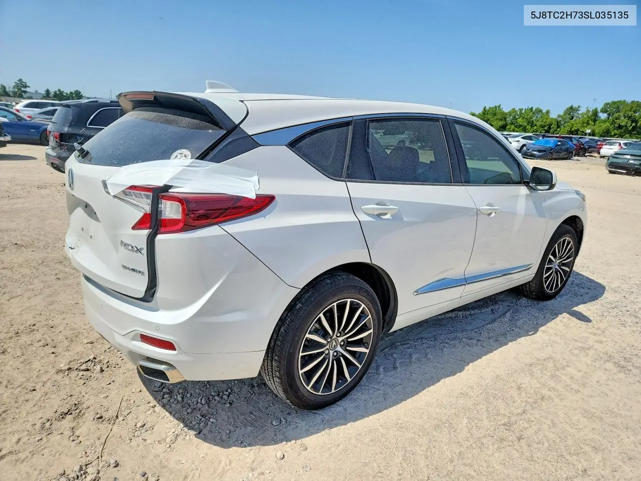 2025 Acura Rdx Advance VIN: 5J8TC2H73SL035135 Lot: 61887566