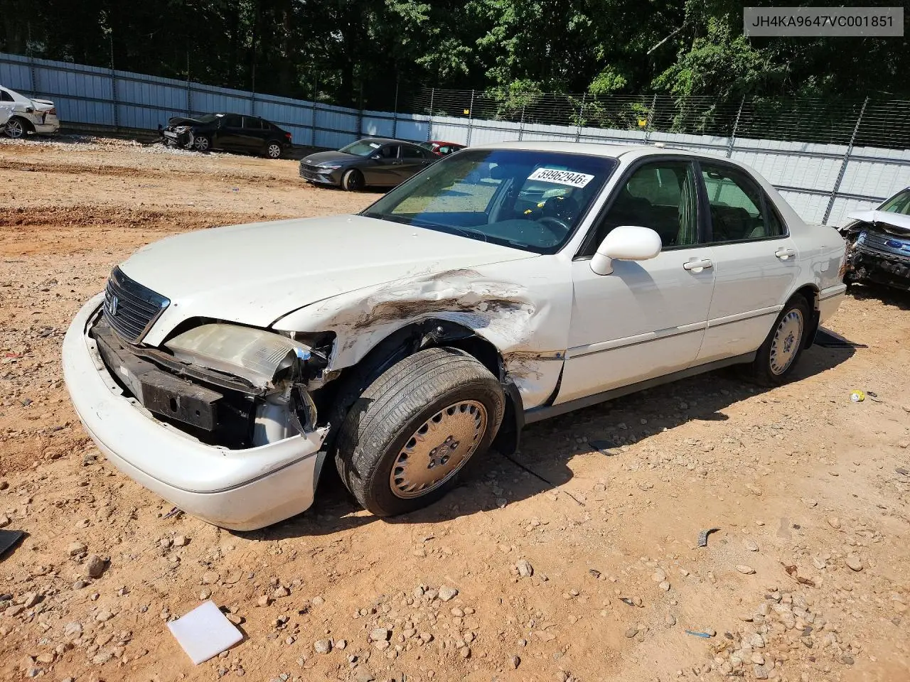 1997 Acura 3.5Rl VIN: JH4KA9647VC001851 Lot: 59962946