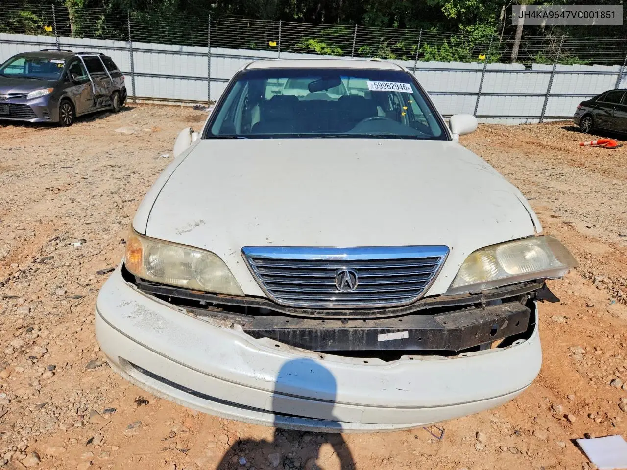 1997 Acura 3.5Rl VIN: JH4KA9647VC001851 Lot: 59962946