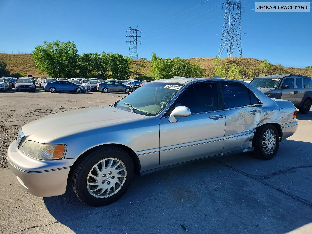 1998 Acura 3.5Rl VIN: JH4KA9668WC002090 Lot: 60595206
