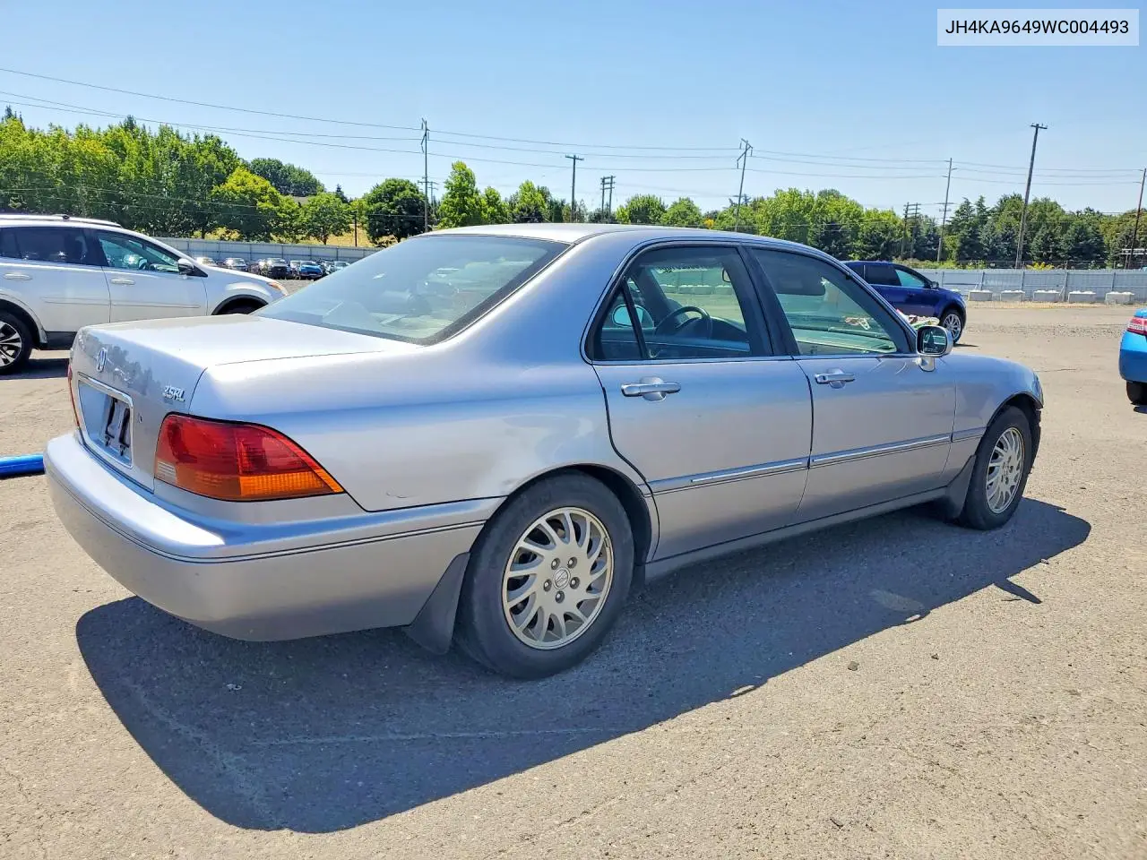 1998 Acura 3.5Rl VIN: JH4KA9649WC004493 Lot: 60826106
