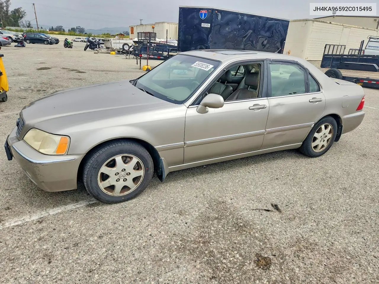 2002 Acura 3.5Rl VIN: JH4KA96592C015495 Lot: 55938236