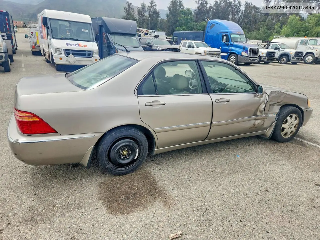 2002 Acura 3.5Rl VIN: JH4KA96592C015495 Lot: 55938236