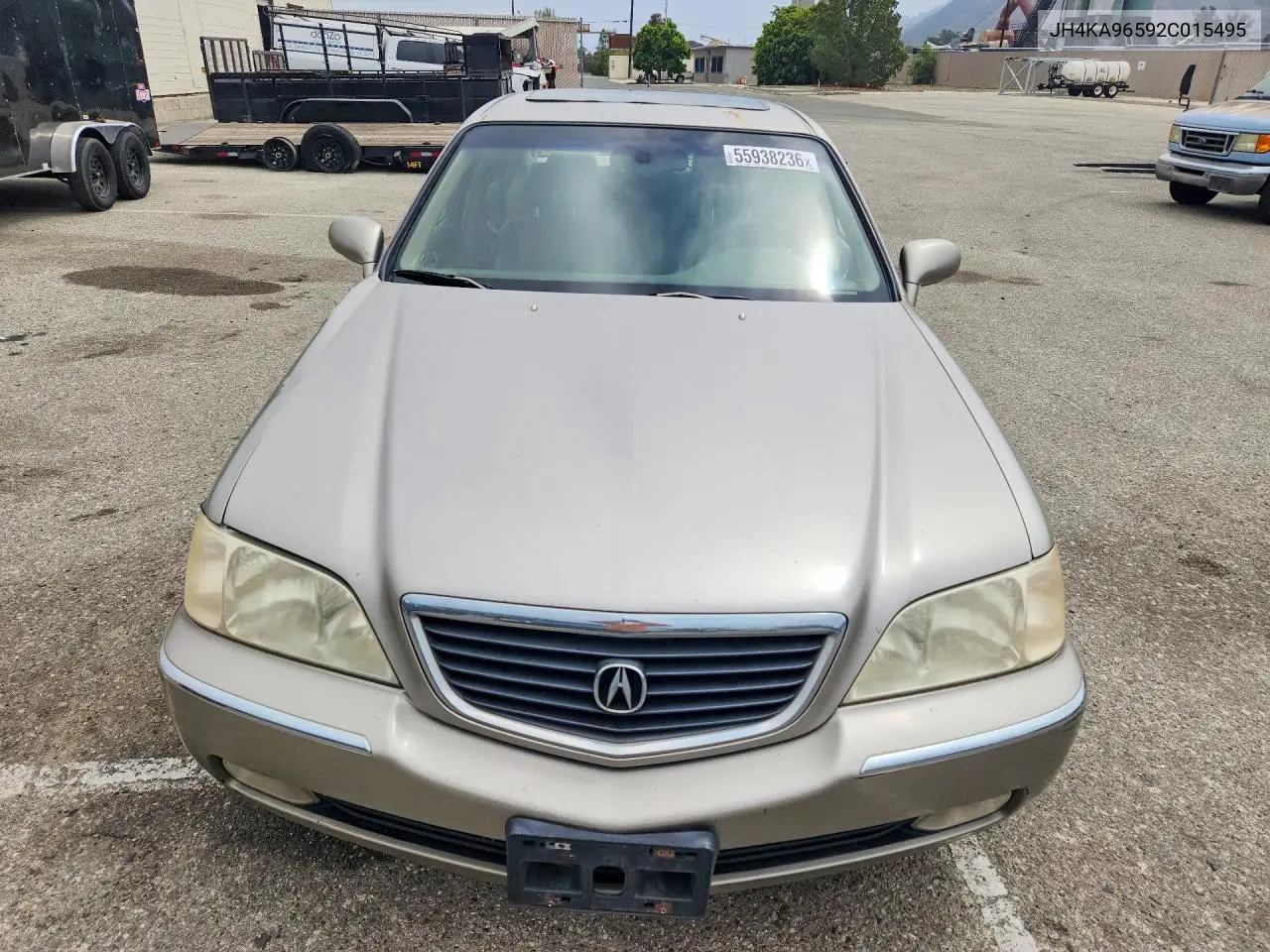 2002 Acura 3.5Rl VIN: JH4KA96592C015495 Lot: 55938236