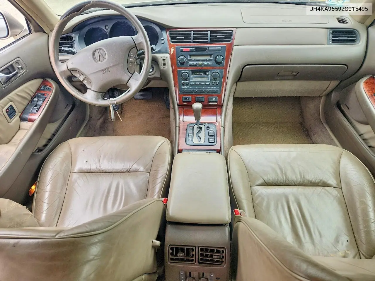 2002 Acura 3.5Rl VIN: JH4KA96592C015495 Lot: 55938236