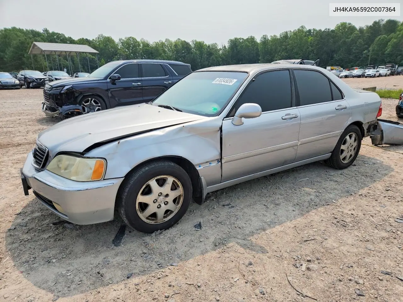 2002 Acura 3.5Rl VIN: JH4KA96592C007364 Lot: 61034926