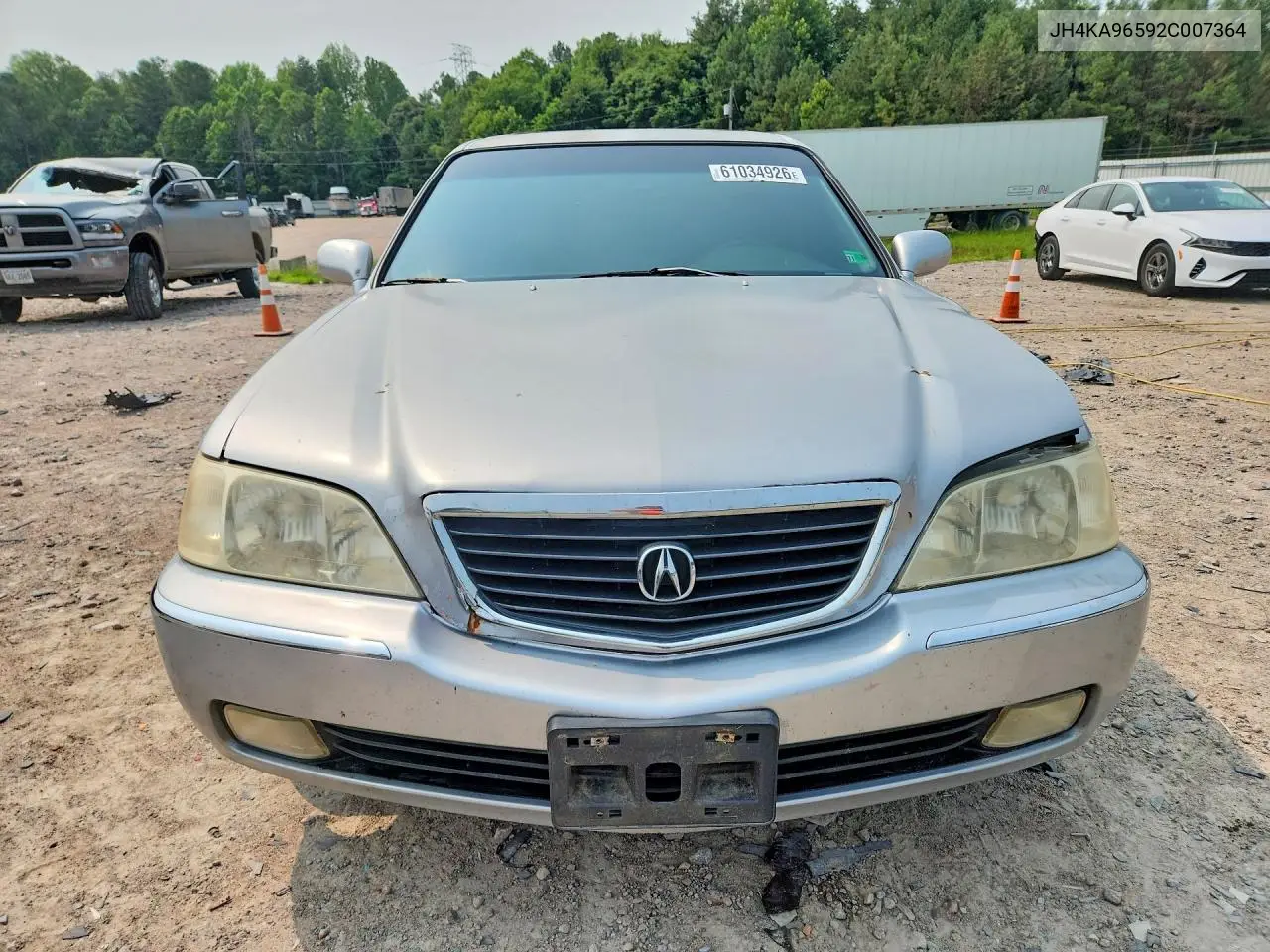 2002 Acura 3.5Rl VIN: JH4KA96592C007364 Lot: 61034926