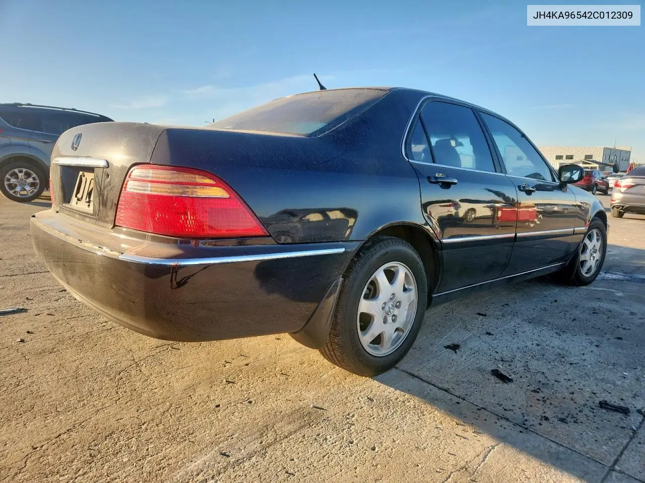 2002 Acura 3.5Rl VIN: JH4KA96542C012309 Lot: 92191095