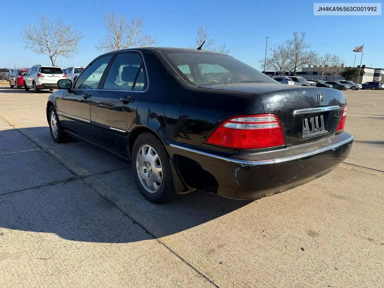 2003 Acura 3.5Rl VIN: JH4KA96563C001992 Lot: 56771886