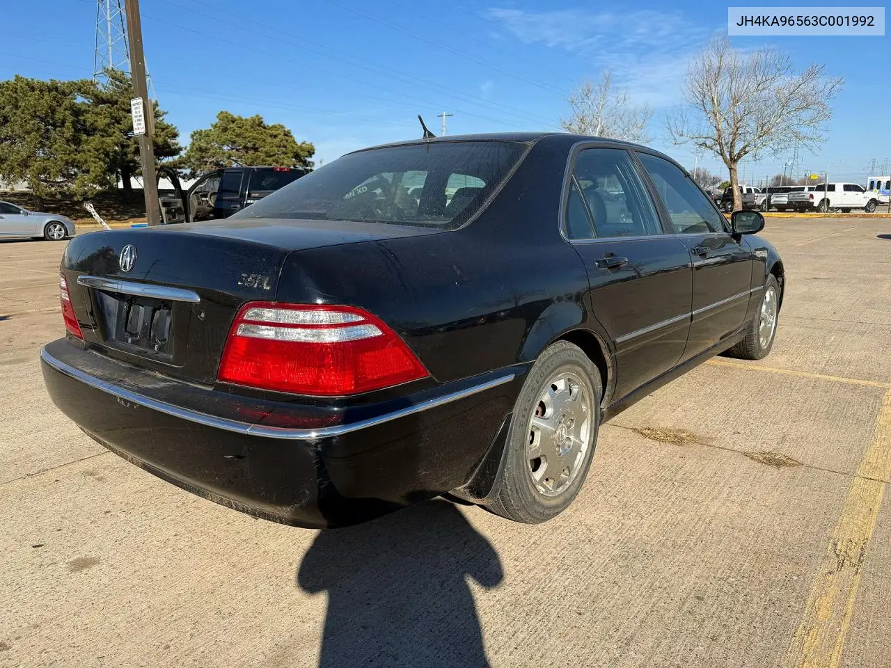 2003 Acura 3.5Rl VIN: JH4KA96563C001992 Lot: 56771886