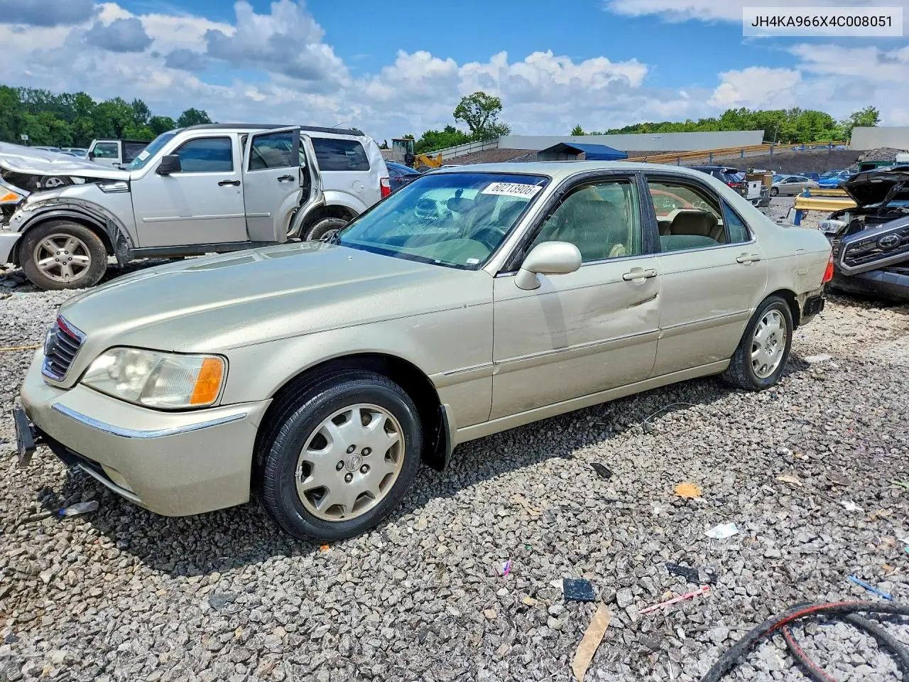2004 Acura 3.5Rl VIN: JH4KA966X4C008051 Lot: 60213906